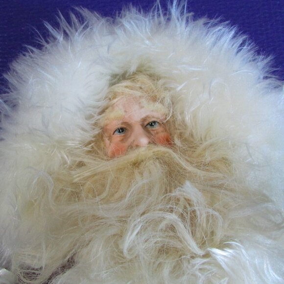 Handcrafted Santa "Misty" by Vicki Vaugn with signed Tag - Picture 5 of 5